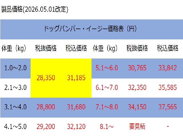2026.05.01改訂価格表