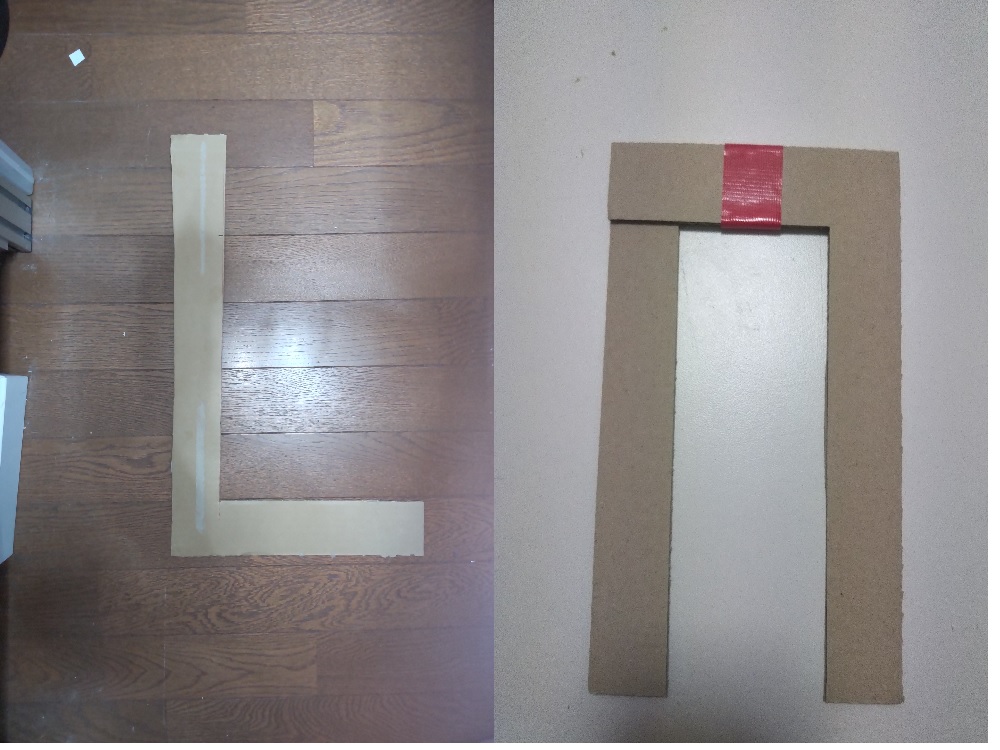 段ボール製簡易スケール